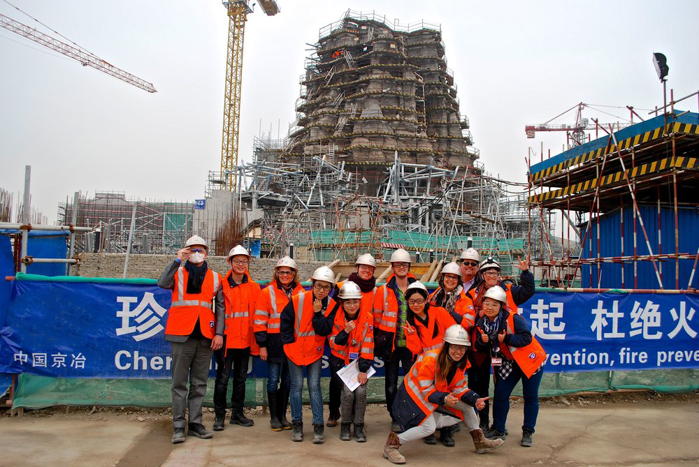 Imagineers on site.