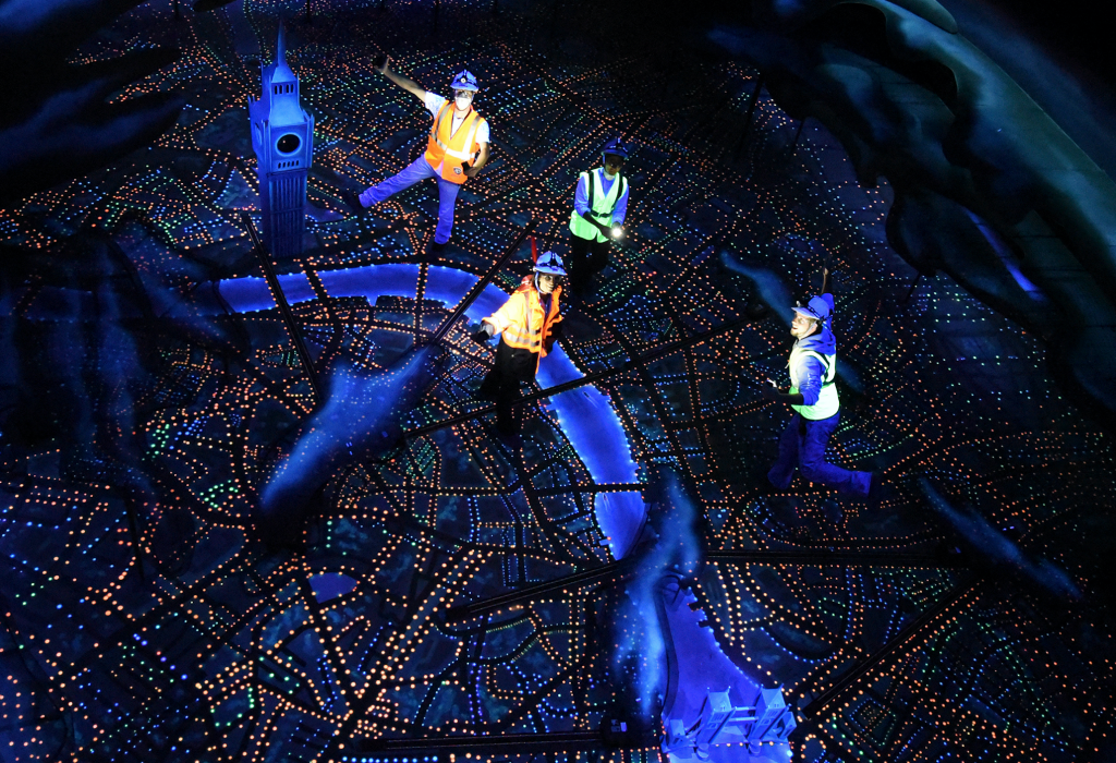 Imagineers working on site