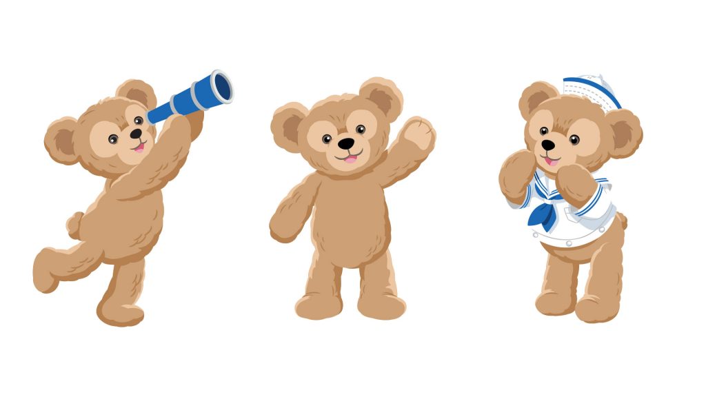 duffy the disney bear clipart image