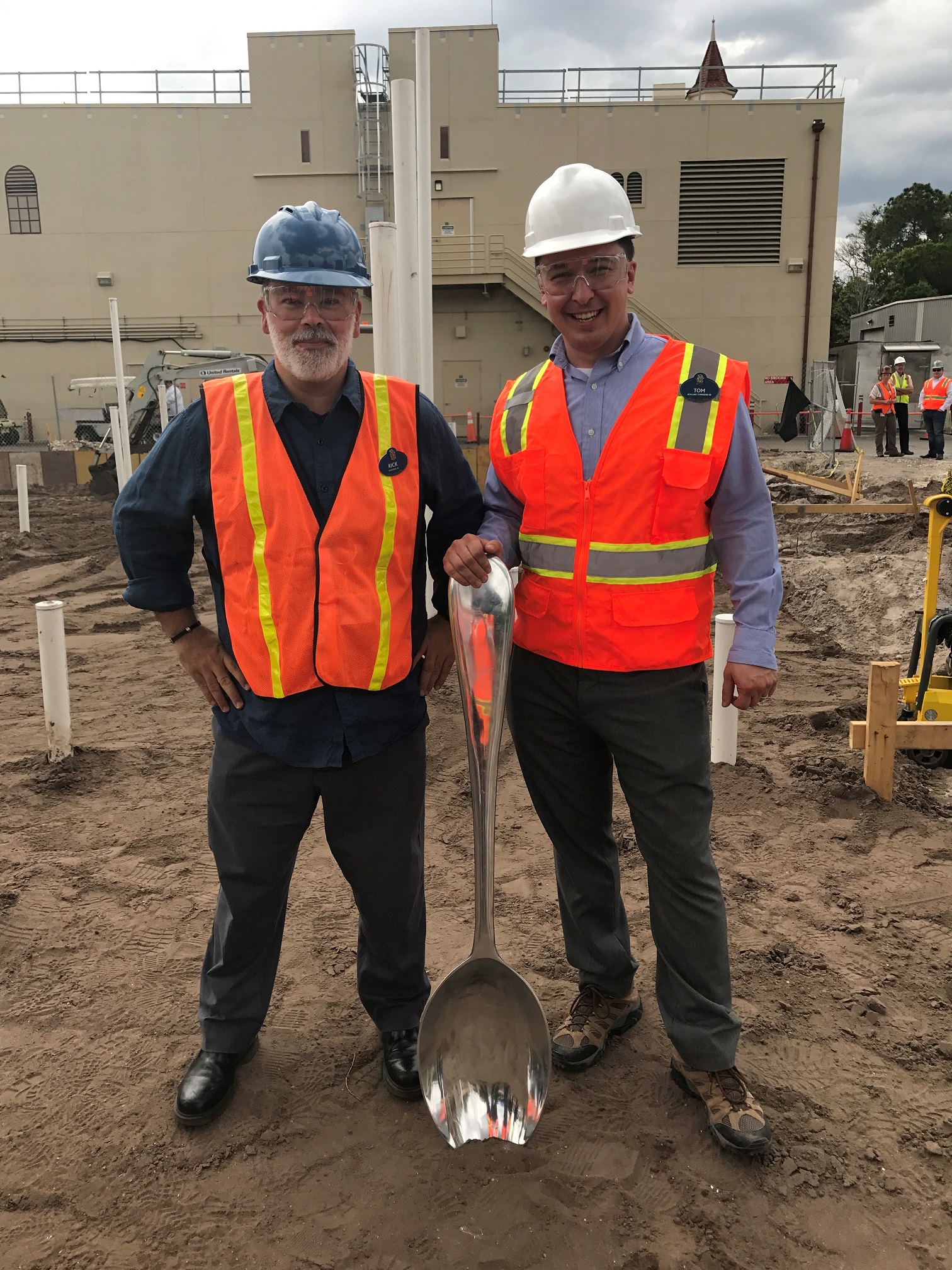 TOM (on right) Festival Kitchen Groundbreaking May 2017