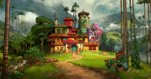Concept art of the house from Encanto