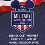 Disney Cast Member Lights the Way at Magic Kingdom Park