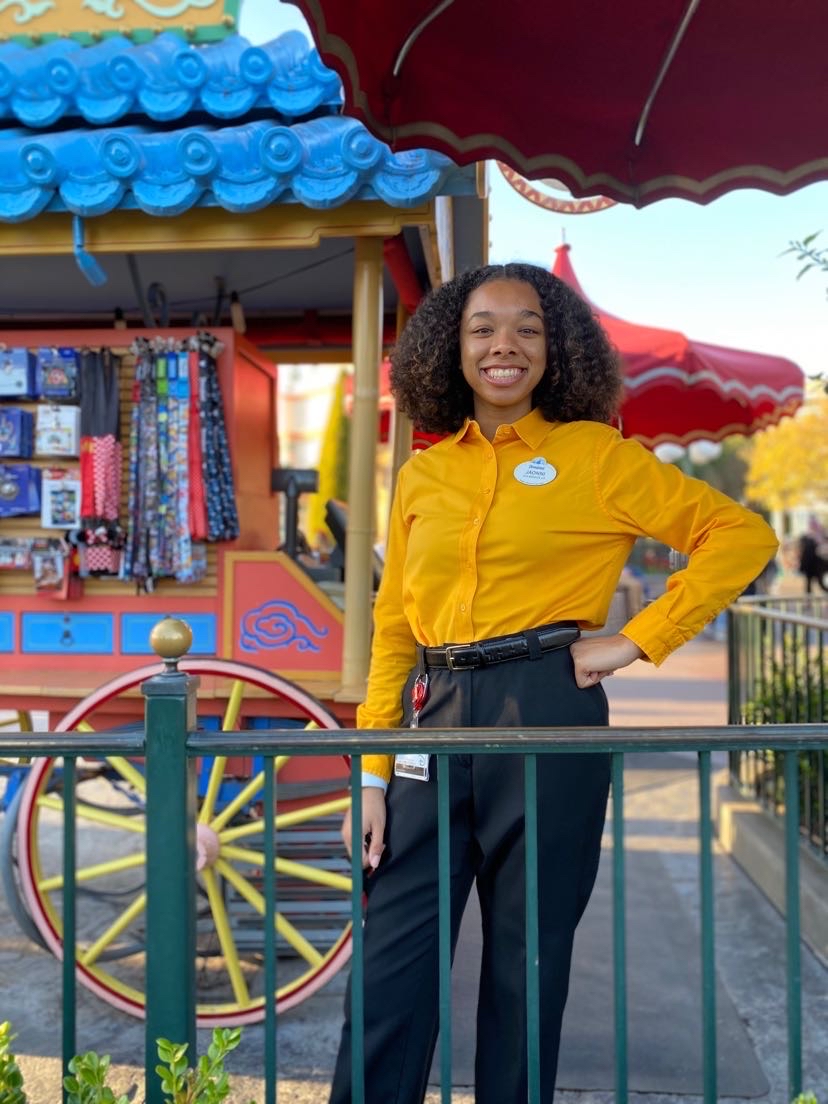 Jaonni on her Disneyland College Program