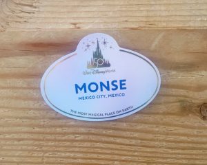 Monse's Walt Disney World Resort 50th Anniversary Nametag