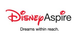 Text: Disney Aspire Dreams within reach.