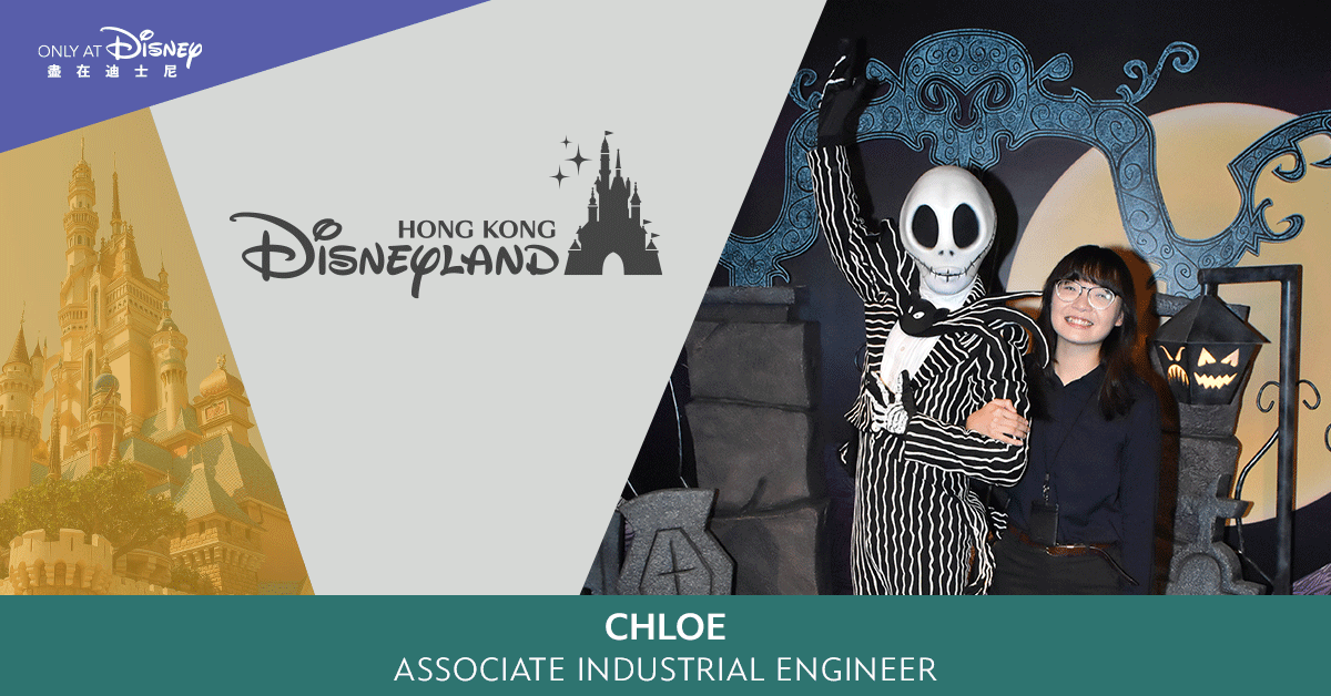 Hong Kong Disneyland, Chloe, Associate Industrial Engineer