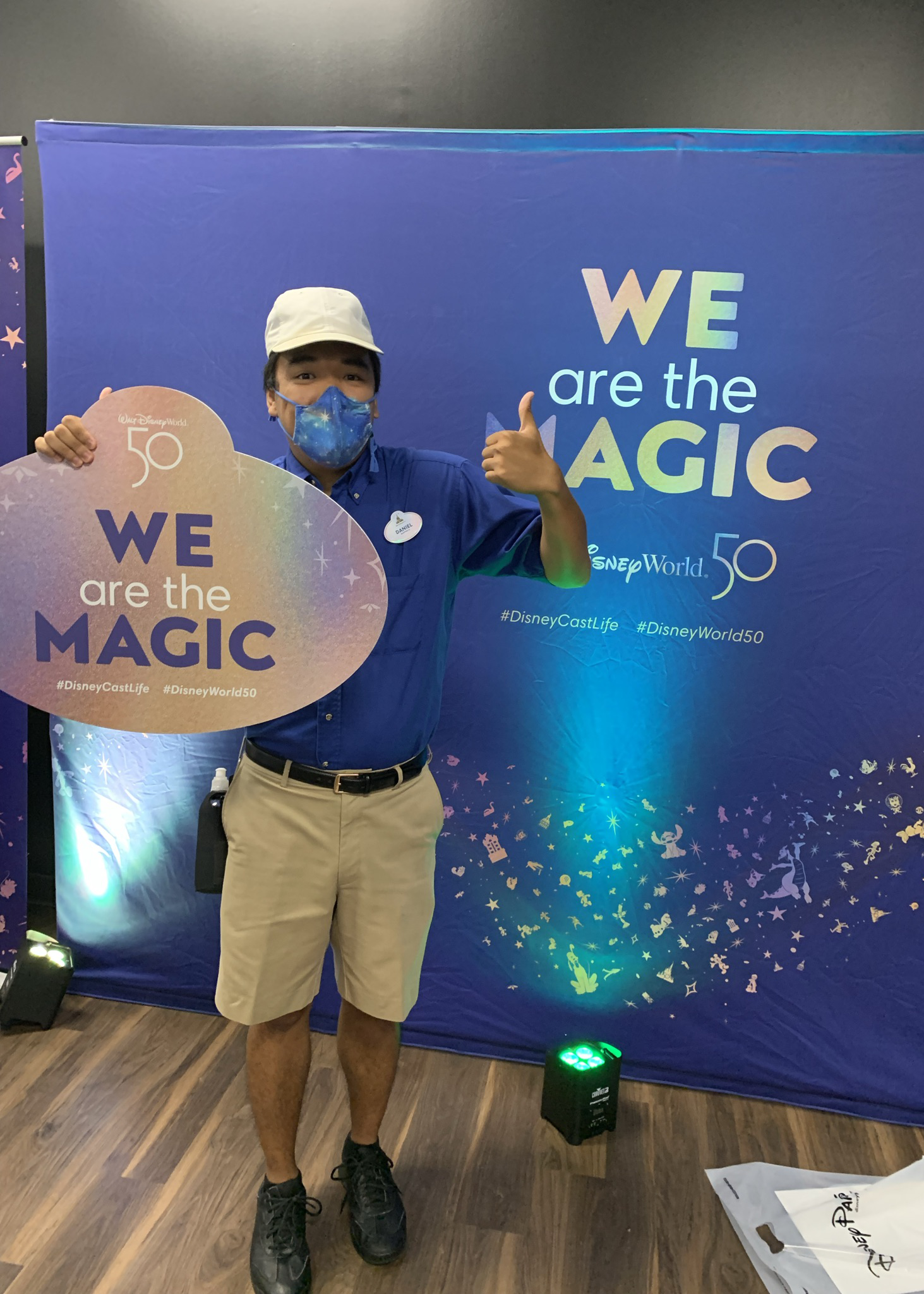“I worked in food and beverage at Epcot festivals. I learned a lot about what Epcot has to offer annually and I learned about how food and beverage works at Walt Disney World. I met a lot of nice people too!” – Daniel