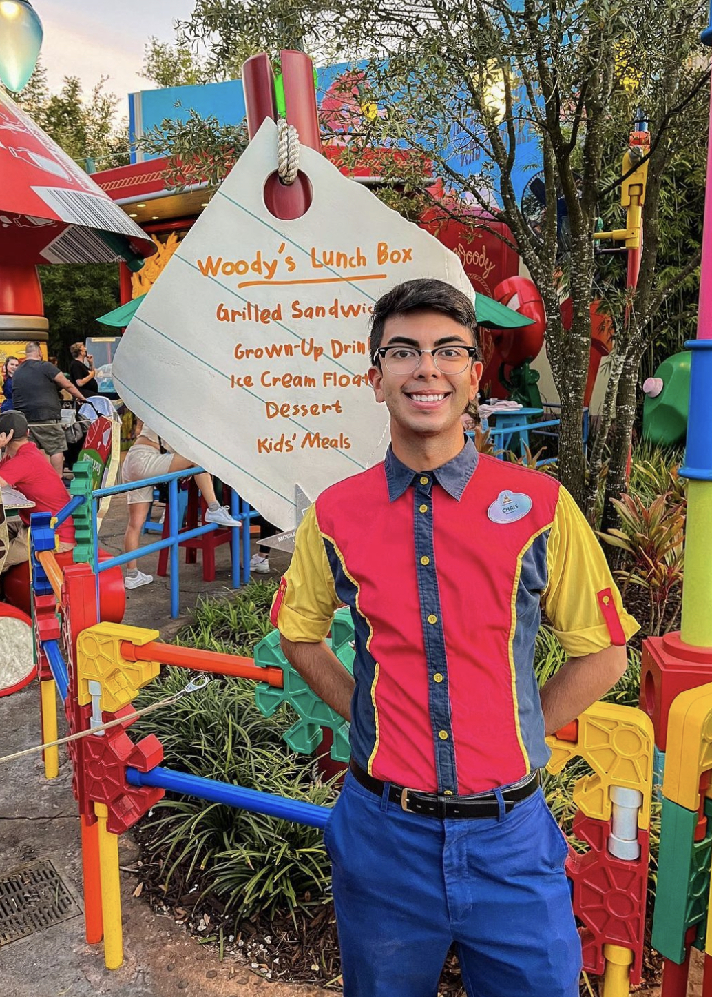 “My home role was at Star Wars: Galaxy’s Edge [at Disney’s Hollywood Studios] as a quick service food and beverage host. I started picking up shifts from other locations, and it was the best decision! This photo always reminds me to keep trying to new things and stay out of your comfort zone!  Woody’s Lunch Box was my most favorite to work at!” – Jesus