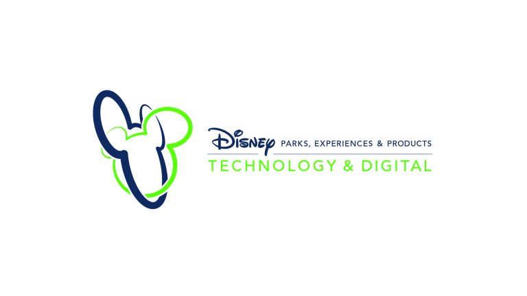 Colorful logo for DIsney Parks, Entertainment and Products (DPEP) Technology and Digital