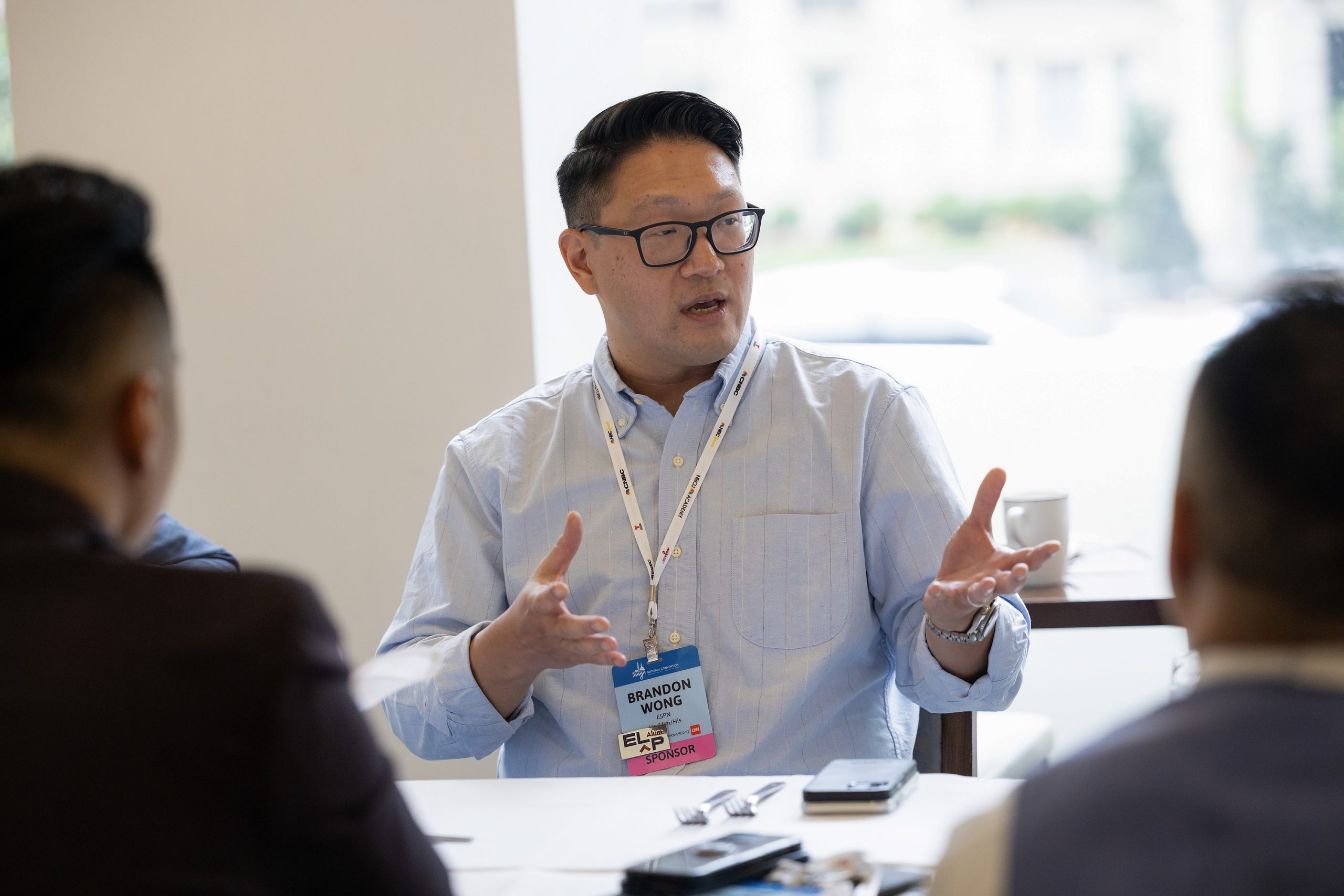 AAJA STORYTELLERS SUMMIT - The AAJA Storytellers Summit was held at the Capital Hilton in Washington, DC from Wednesday, July 19-Thursday, July 20.  ABC News and ESPN talent and executives were in attendance.
(ABC/Michael Le Brecht II) 
BRANDON WONG