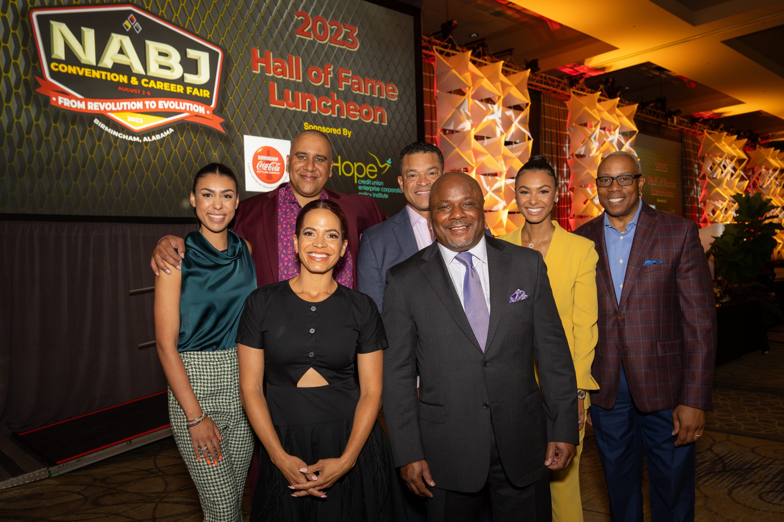 ESPN  - David Roberts, Head of Event &amp; Studio Production for ESPN, was presented with the National Association for Black Journalists 2023 Hall of Fame Award on Friday, August 4, 2023 in Birmingham. Alabama.  
(ABC/Michael LeBrecht II)