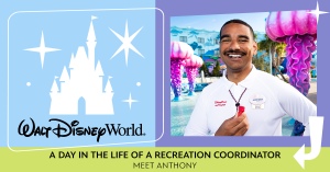 A Day in the Life of Anthony, a Disney Recreation Coordinator, Walt DIsney World Castle and Lifeguard