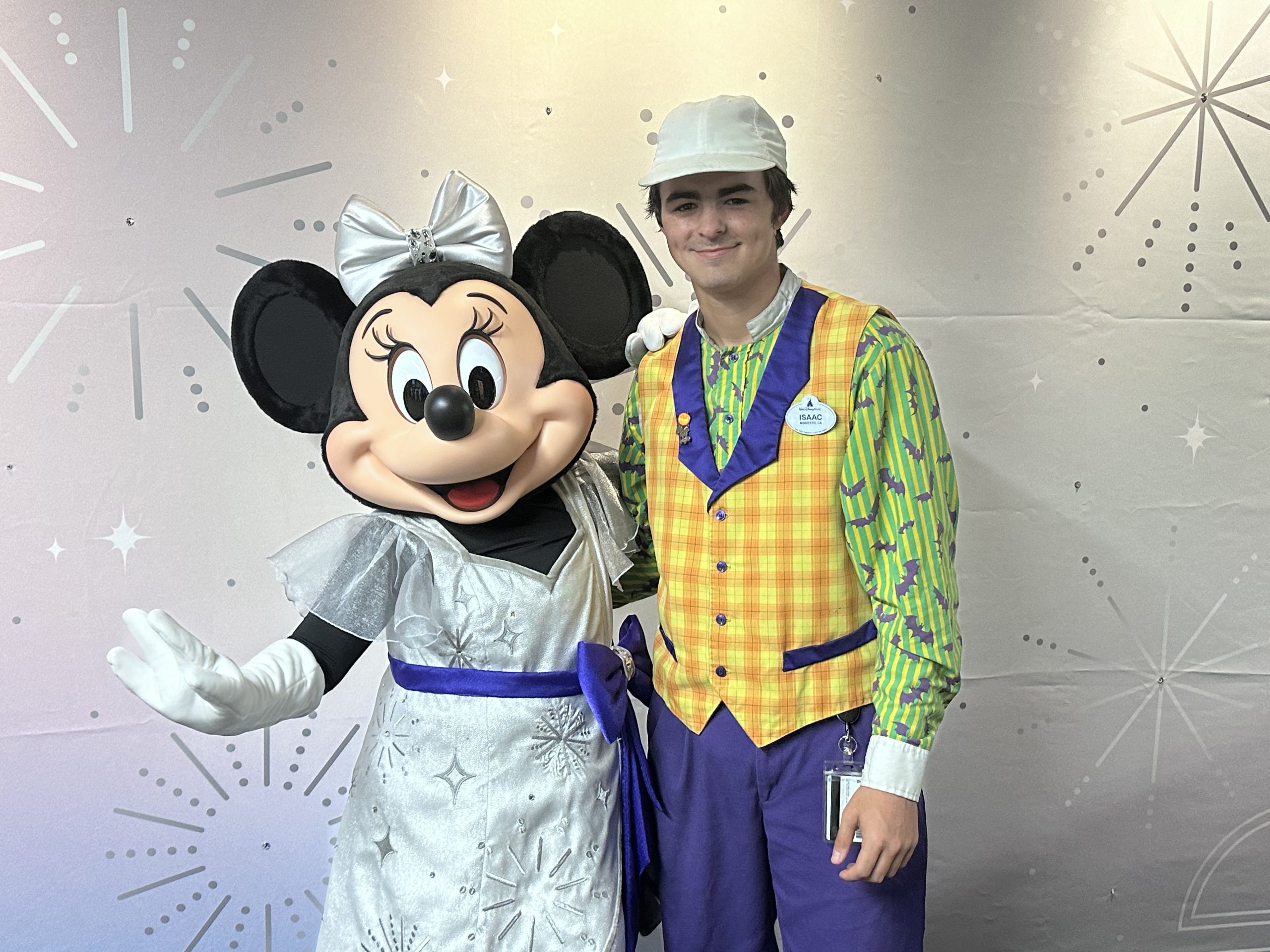 Isaac Photo with Minnie Mouse