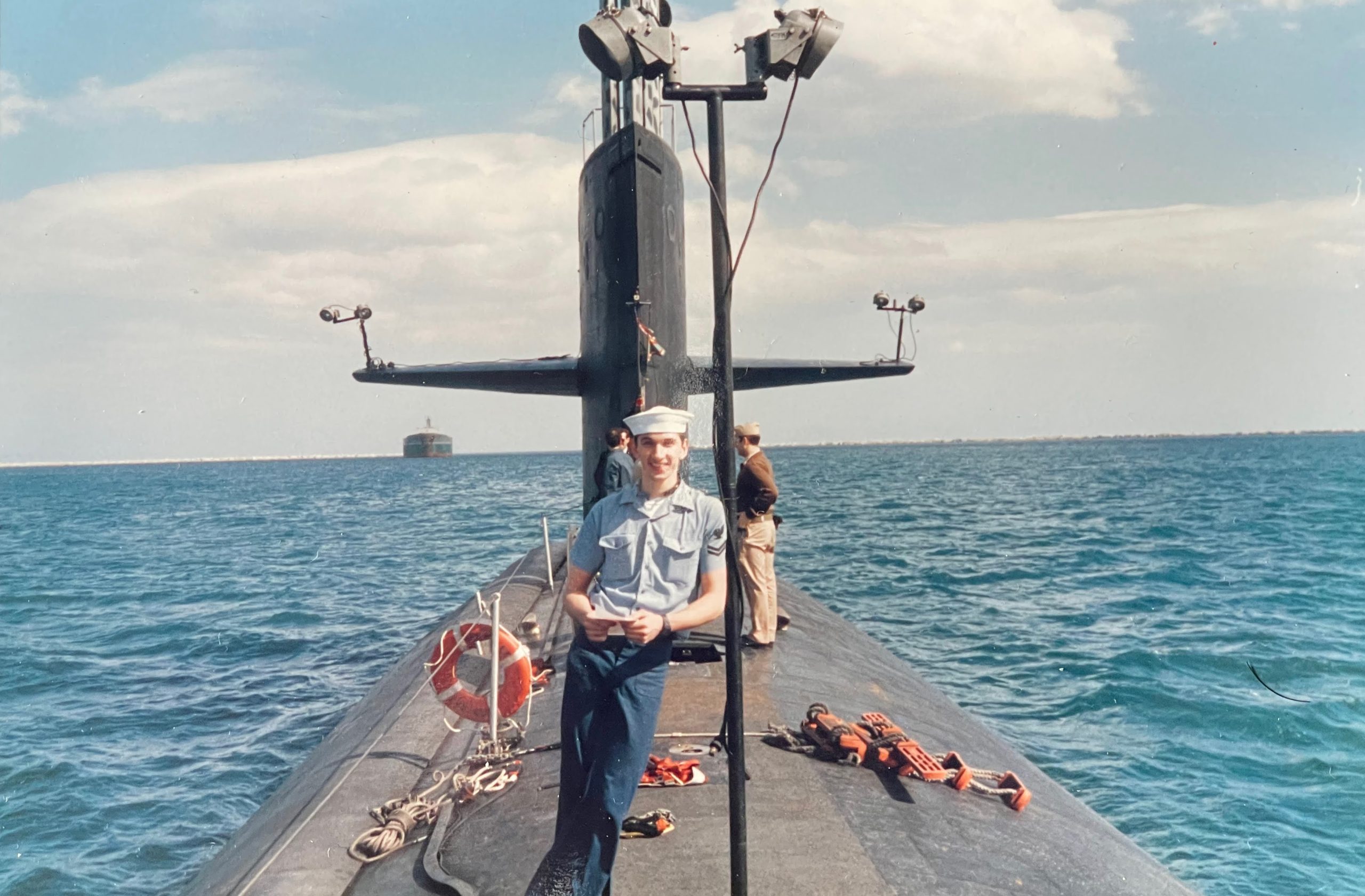 Patrick Strenk on Submarine at Sea (1)