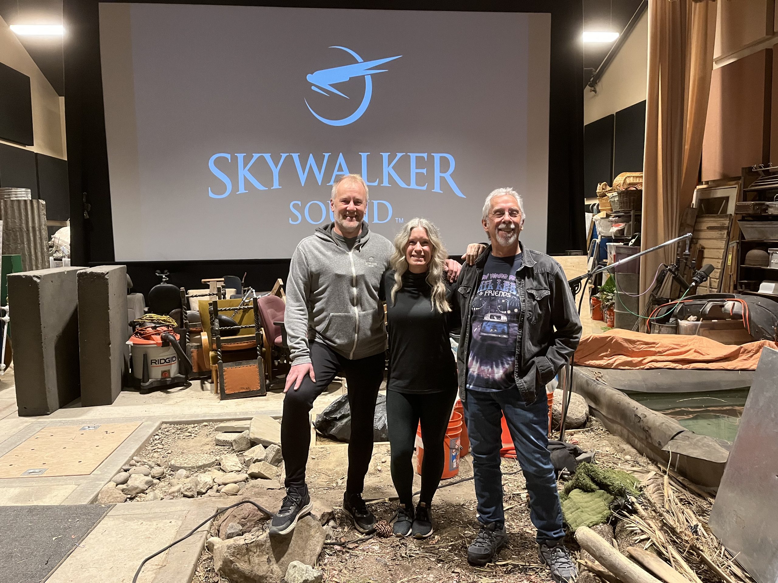 Shelley with Heikki and Dennis Pictured: Shelley with coworkers, Heikki and Dennis