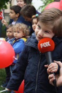 ilker 03 Pictured: Ilker and his son Can during a broadcast on NOW (formerly FOX).