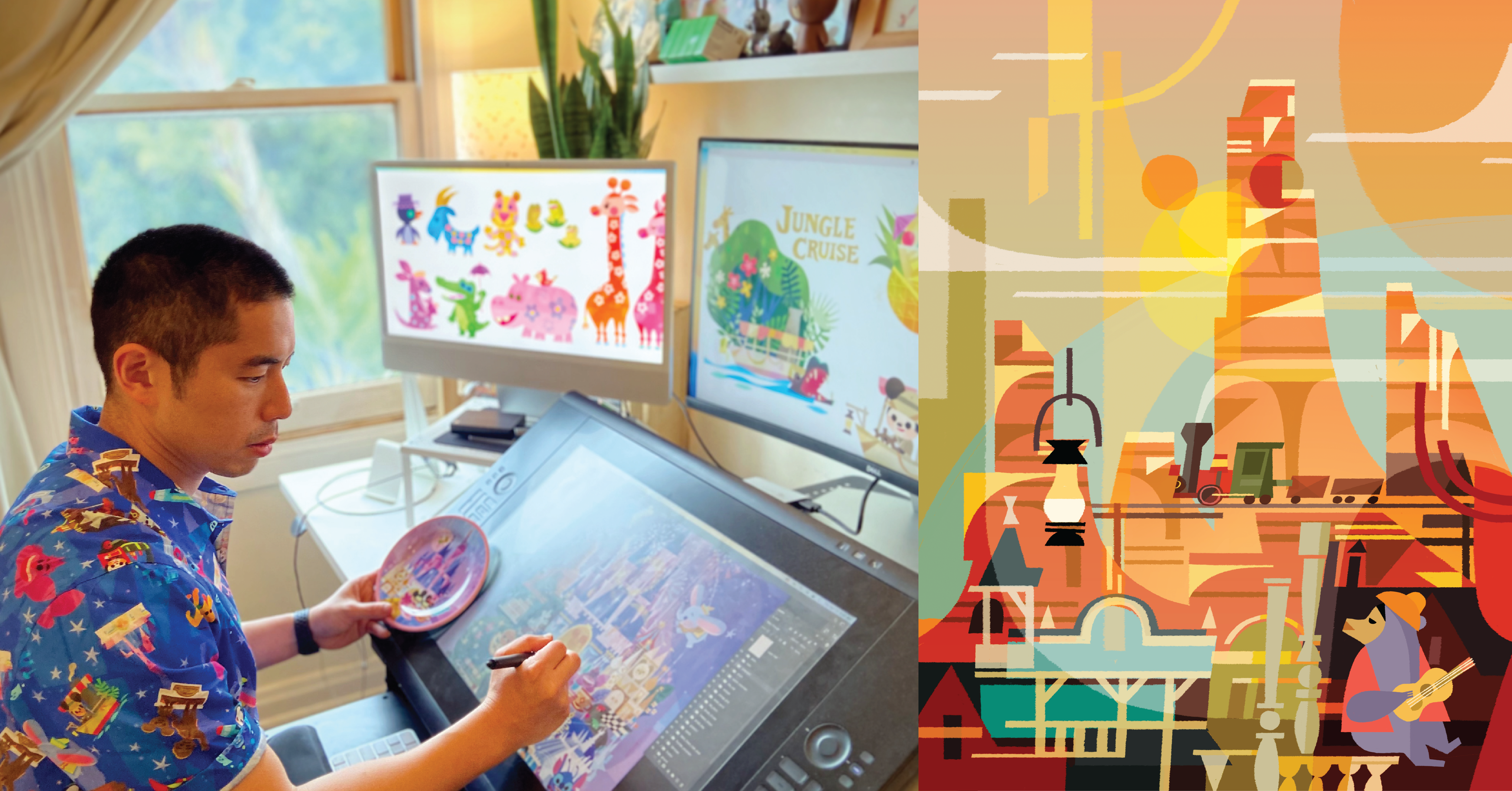 Meet Joey Chou, the artist behind the art inside Bay Lake Tower at
