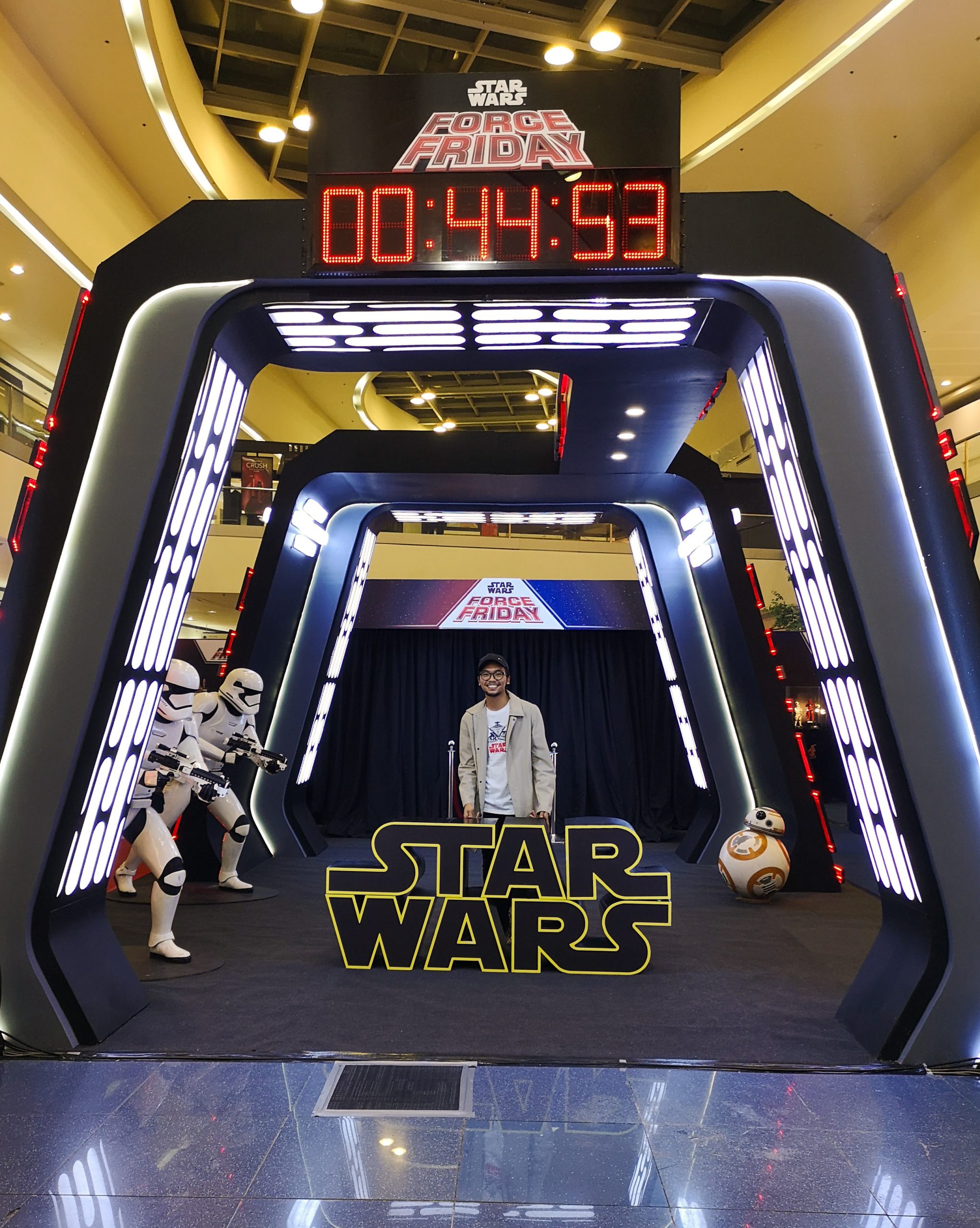 Bryan standing at Marvel Booth at AsiaPop Comic-Con 2018 and Star Wars Force Friday Philippines 2019.