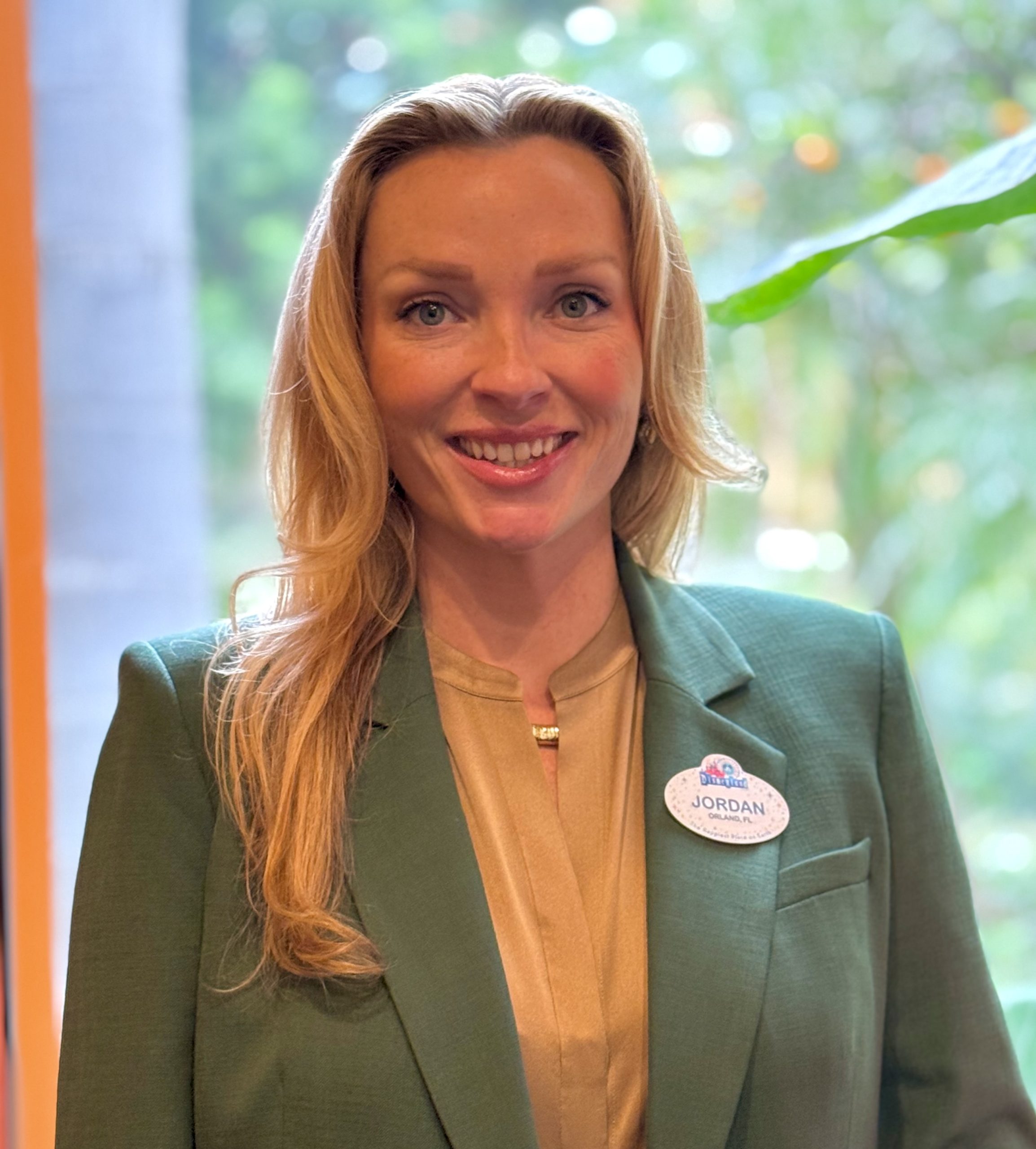 Photo of Jordan with nametag