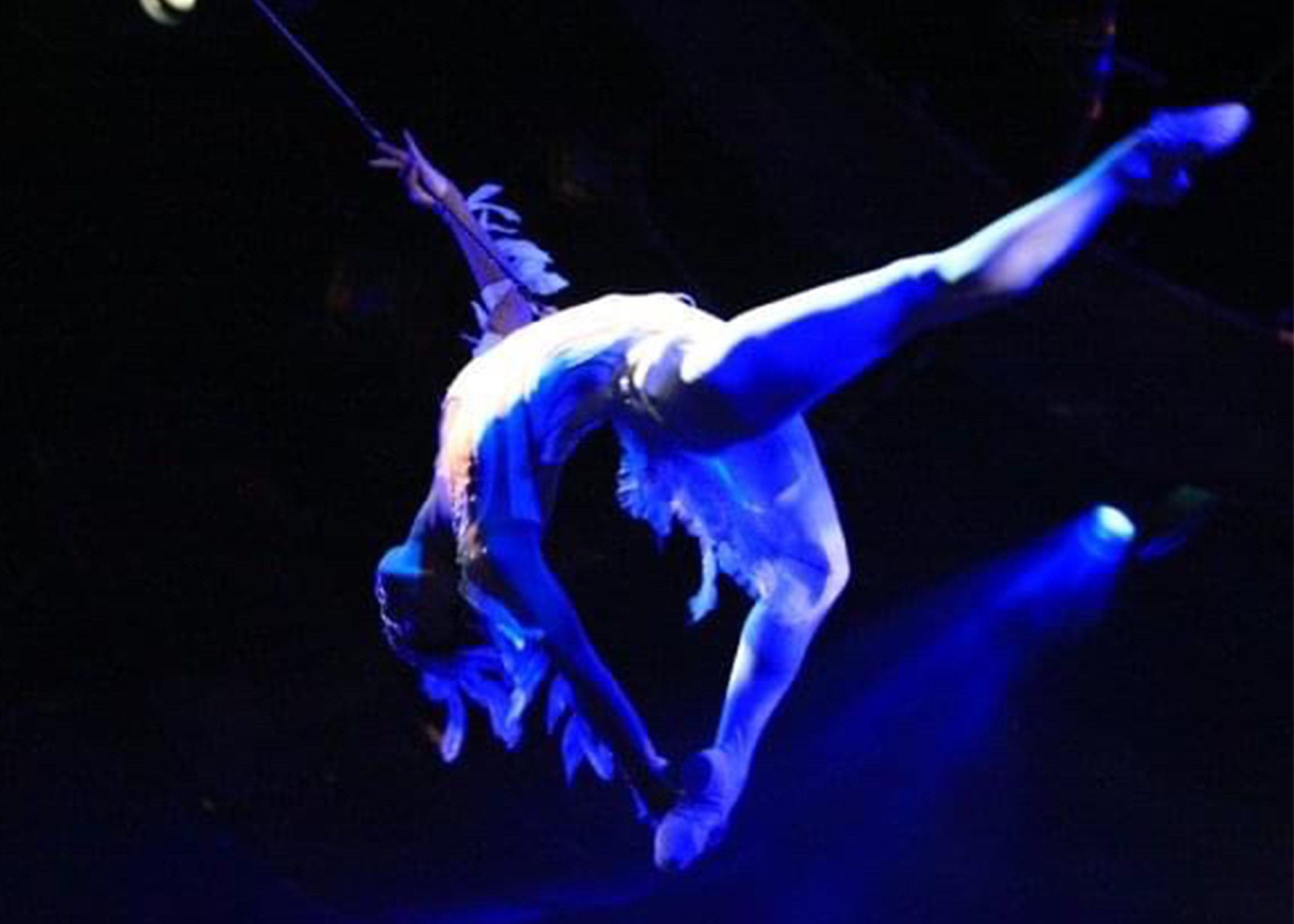 Kitty stuns on stage during her time as a performer.