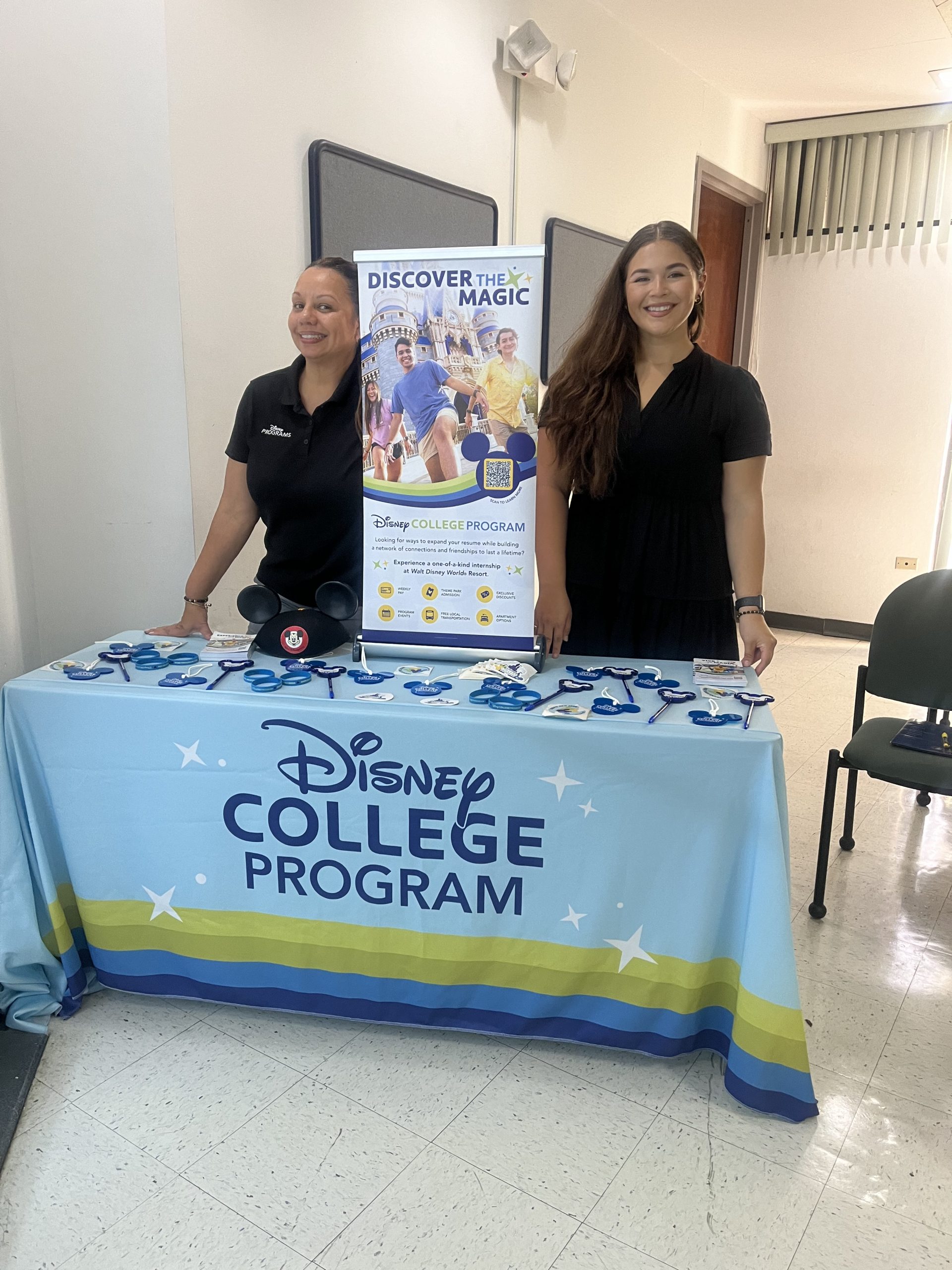 Destiny at B-CU on a Disney recruitment trip with Talent Connection Marketing