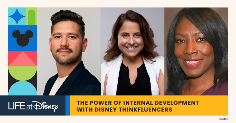 Disney THINKfluencers program highlights internal development and career growth opportunities for employees at The Walt Disney Company.