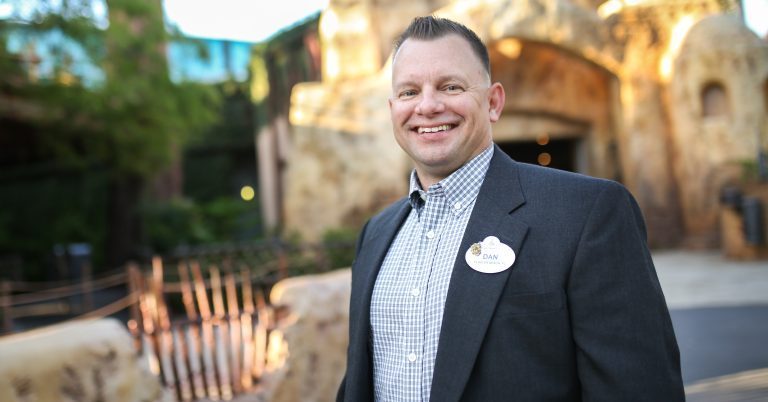 Dan smiling at camera