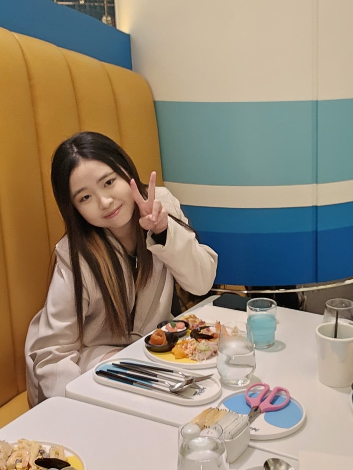 Noelle at Ink and Plate restaurant.