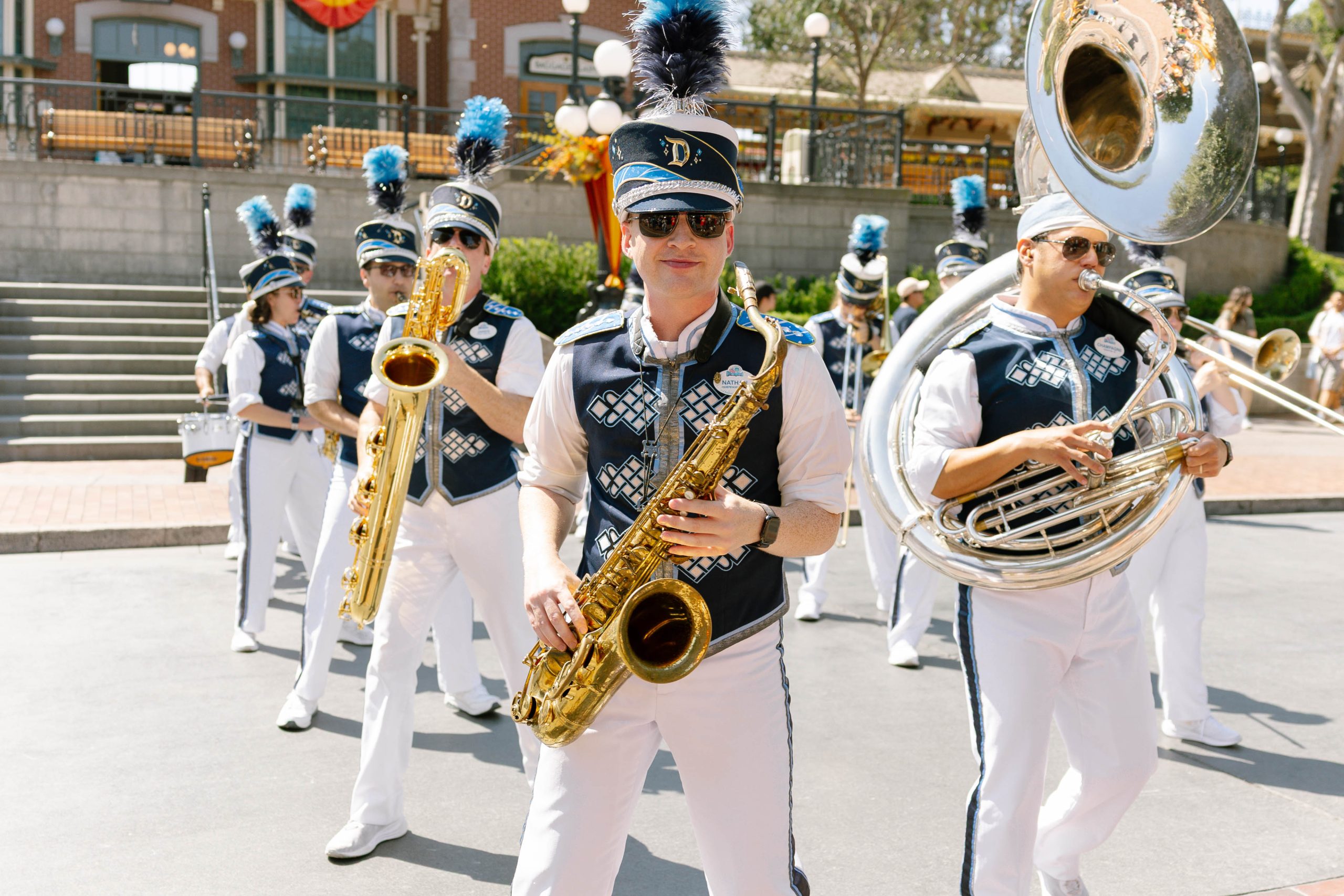 Photo of members of the Disneyland Band