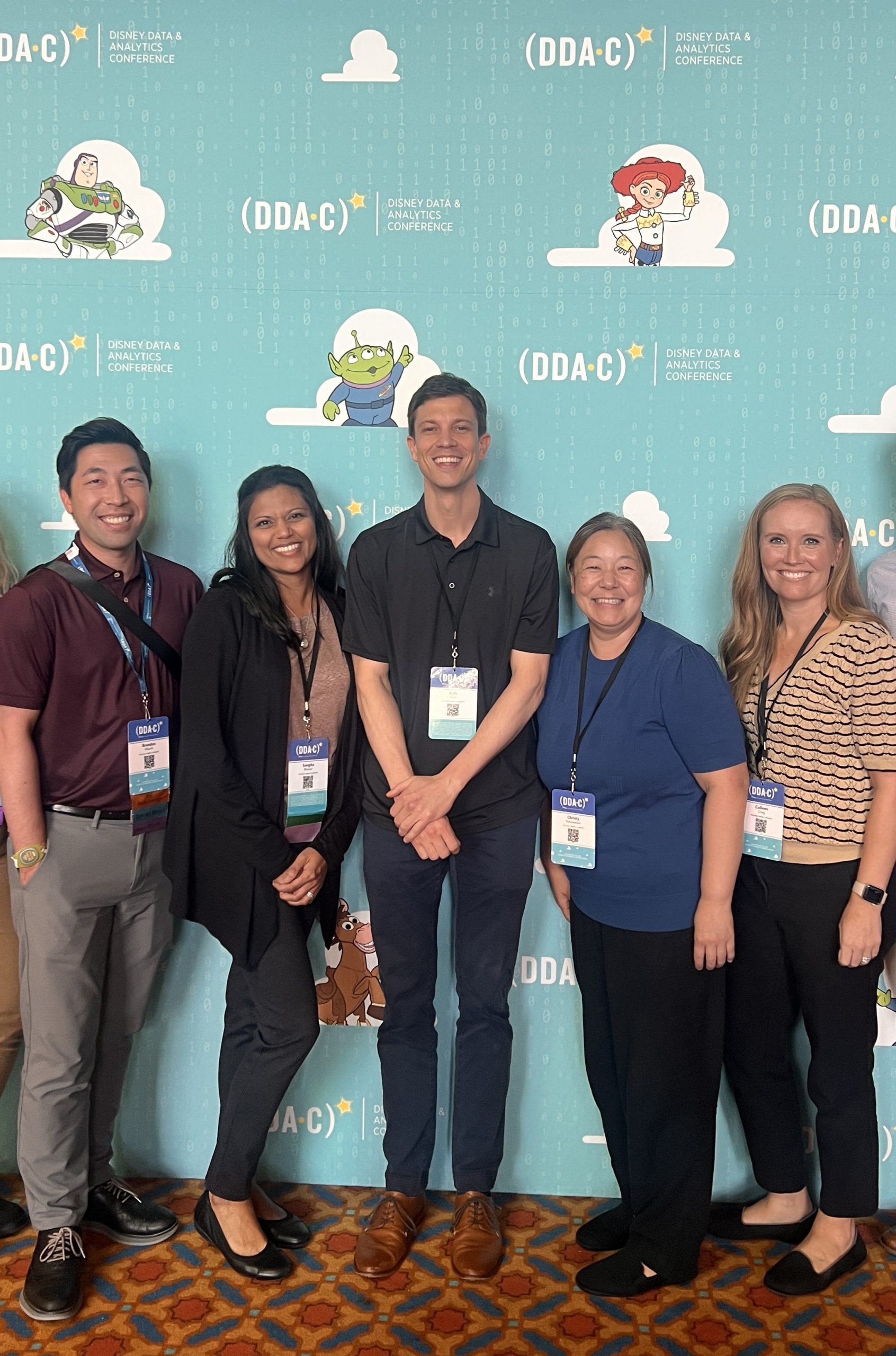 Sangita and coworkers at Disney Data and Analytics Conference