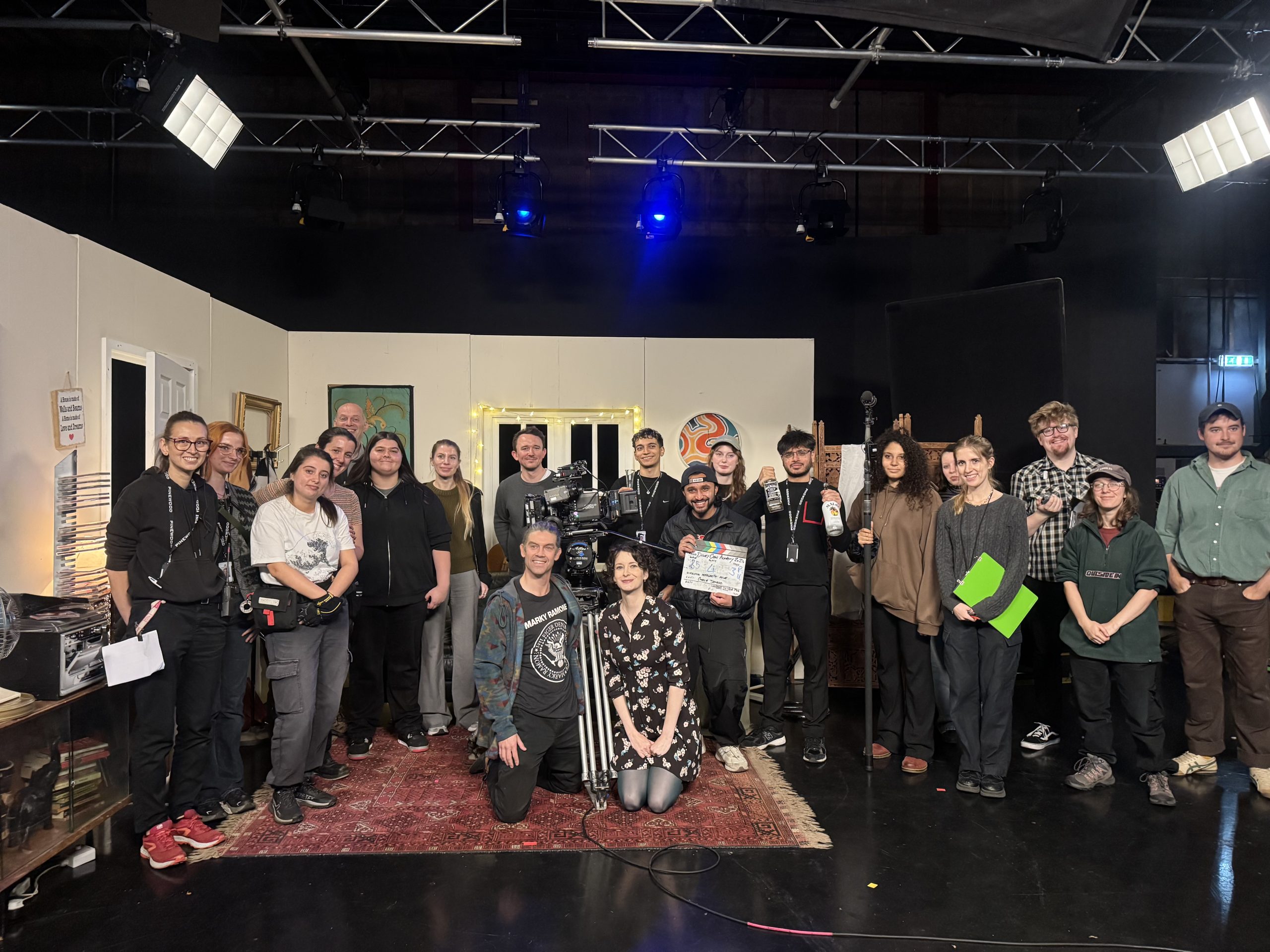 A group photo of Anna's classmates at the Disney Crew Academy.