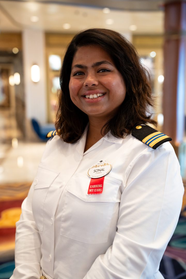 Sonal, a Disney Cruise Line Human Resources Manager, helps foster crew wellbeing, leadership development and employee engagement onboard.