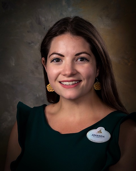 Portrait of Amanda, an Associate Project Manager supporting Facility Asset Management projects at Walt Disney World Resort.