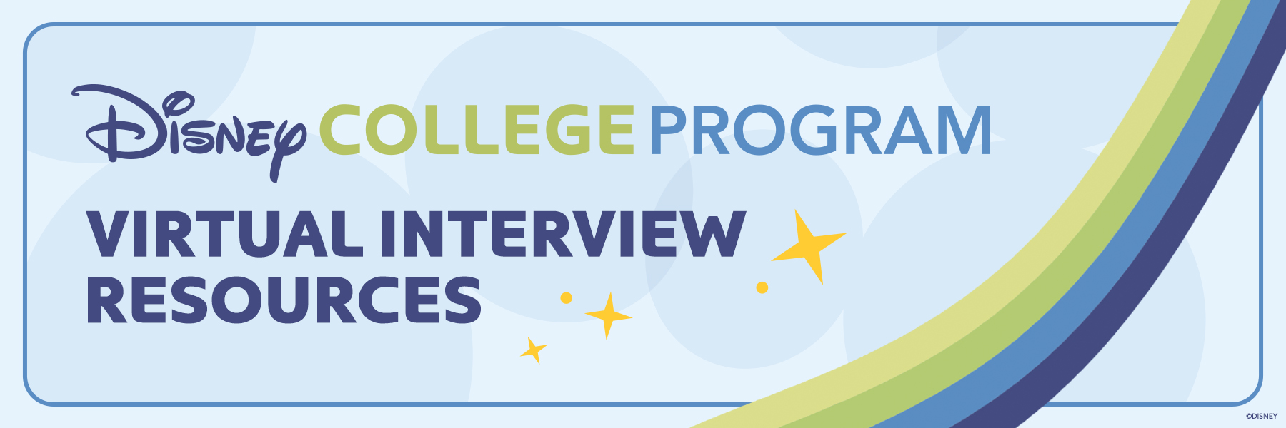Disney College Program Virtual Interview Resources