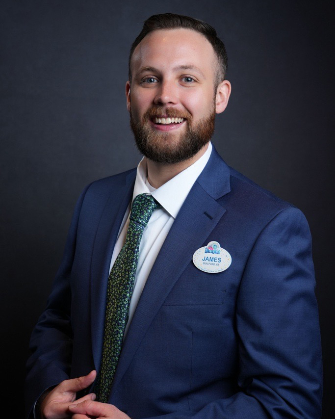 Portrait of James, a Facilities Shared Services Planner and Scheduler supporting maintenance operations at Disneyland Resort.