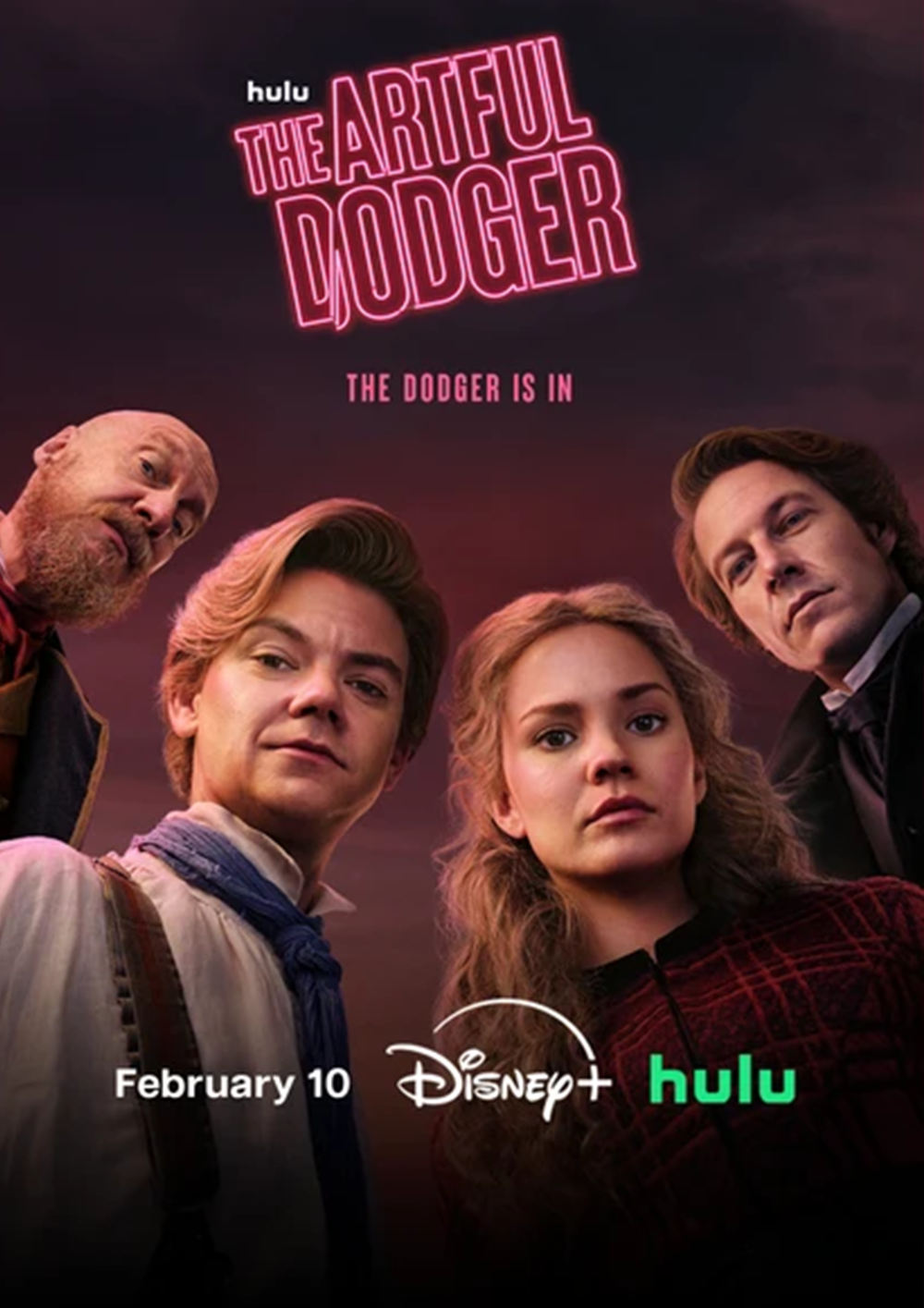 Disney+ promotional poster for The Artful Dodger, representing local original content from Australia and New Zealand.