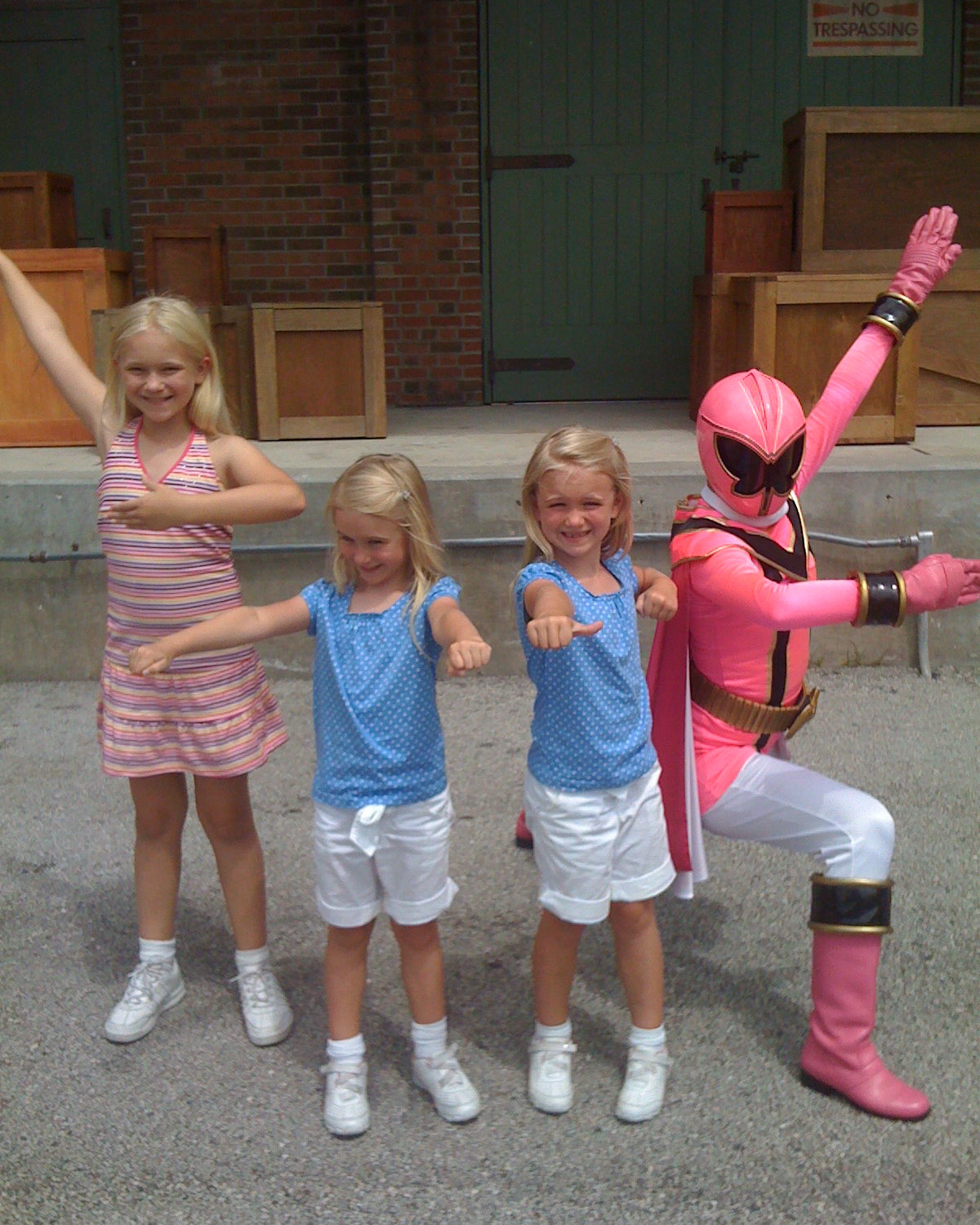 Jessica, Kelly and Chloe visiting Walt Disney World Resort together during childhood.