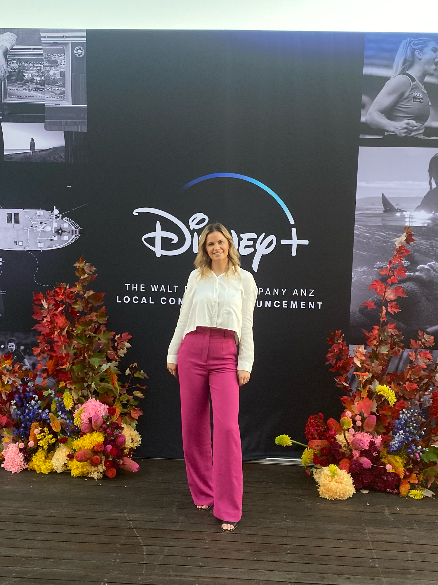 Disney Australia and New Zealand local content employee at a Disney+ local content event.