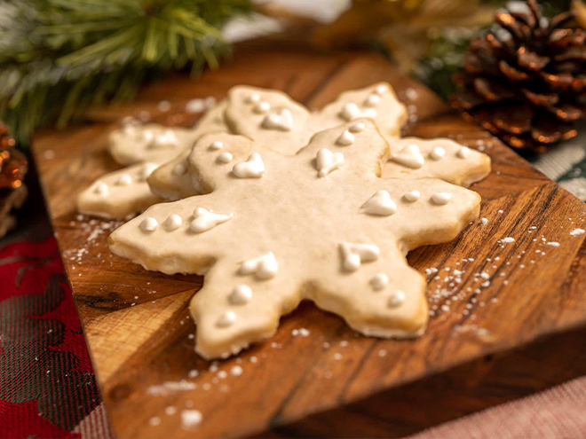 Bourbon Snowflake Cookie Recipe