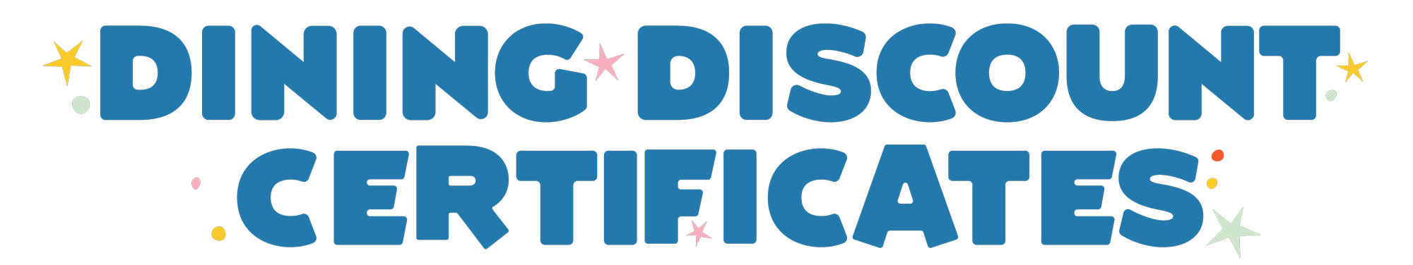 Dining Discount Certificates