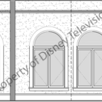 DT6181 Matching Arched Windows