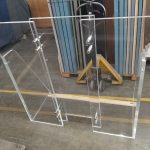 Security glass sections