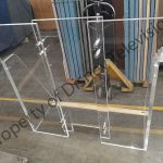 Security glass sections